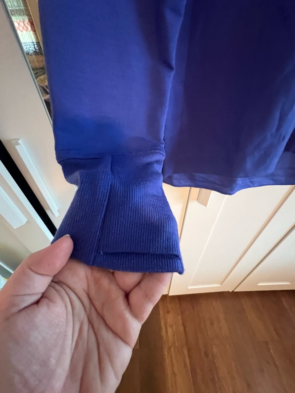 Athleta Coaster Sweatshirt Long Sleeve Crewneck Top in Purple - Picture 3 of 4